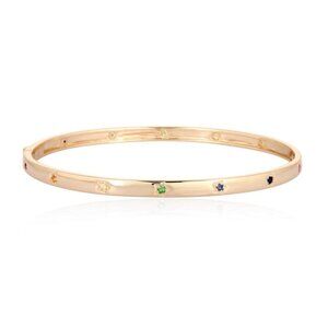 Eternal Horizon 14K (or 18k upon request) Yellow Gold Diamond Bracelet